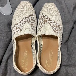 Wedding toms. Size 8. Worn one time